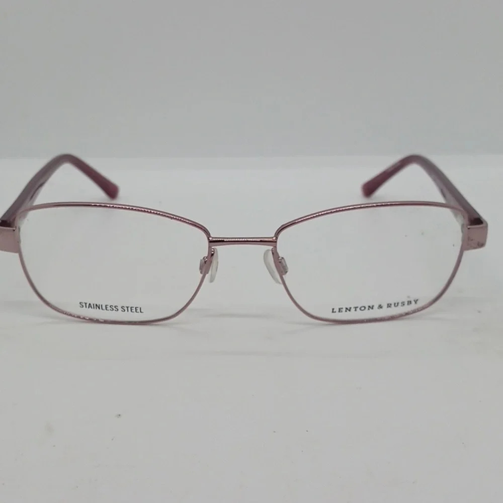 NWT WOMEN'S RX-ABLE LENTON & RUSBY EYEGLASS FRAMES LR5018 ROSE GOLD